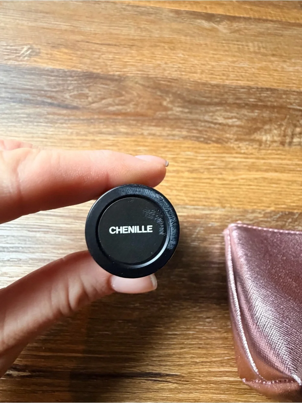 Younique Touch Stick Foundation Chenille + Makeup Bag